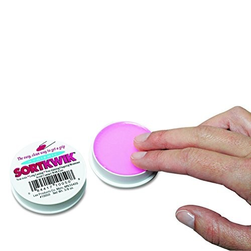 Fingertip Moisteners, 3 Pack, 3/8 oz, Pink, Perfect for Paper Handling & Craftin