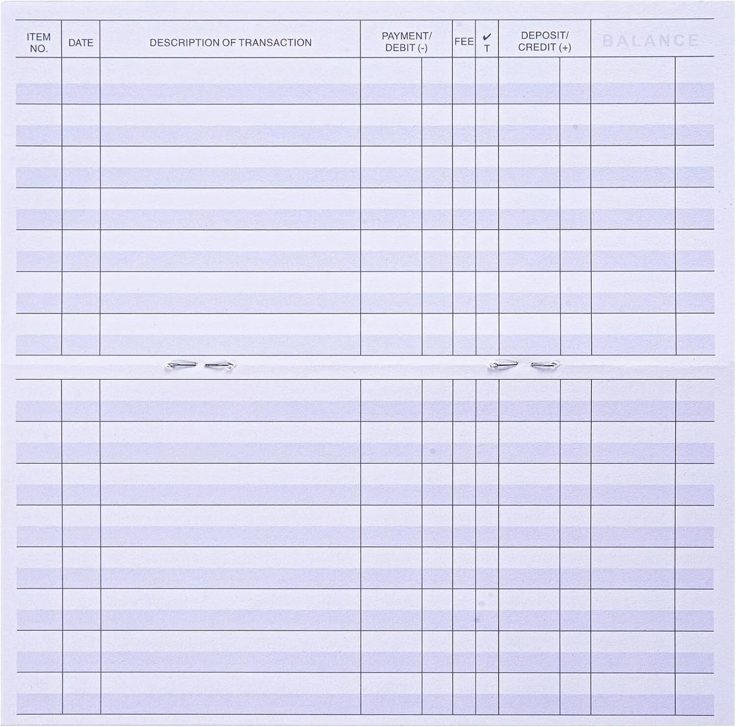 24 PCS Check Registers for Personal Checkbook, Easy to Read Checkbook RegisteR