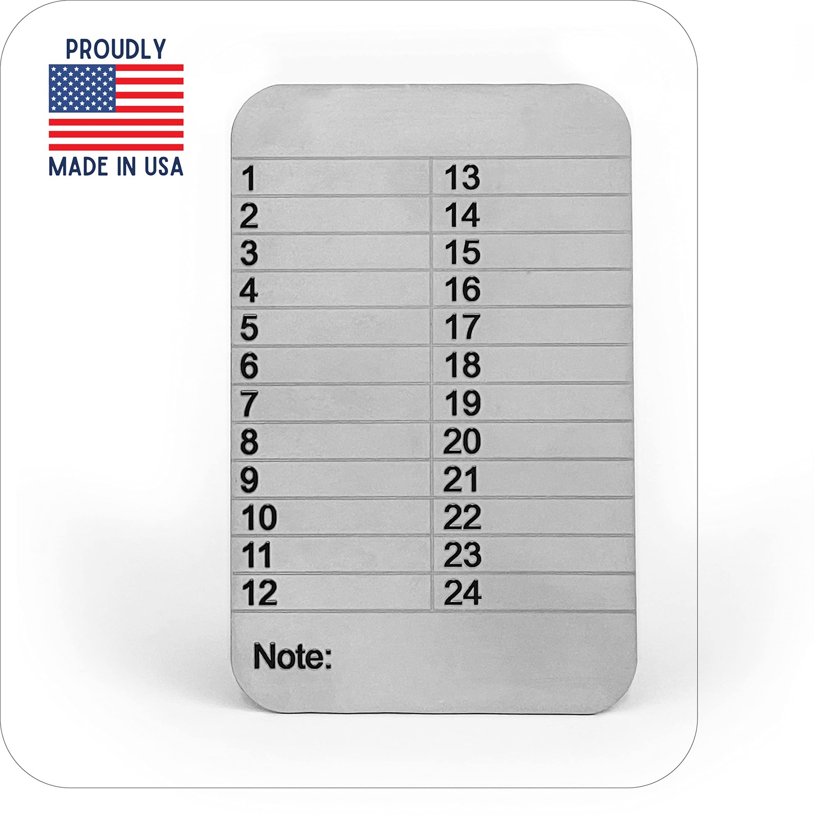 Vilo Cryptocurrency Steel Wallet, 24 seed phrase Sandblasting stainless steel
