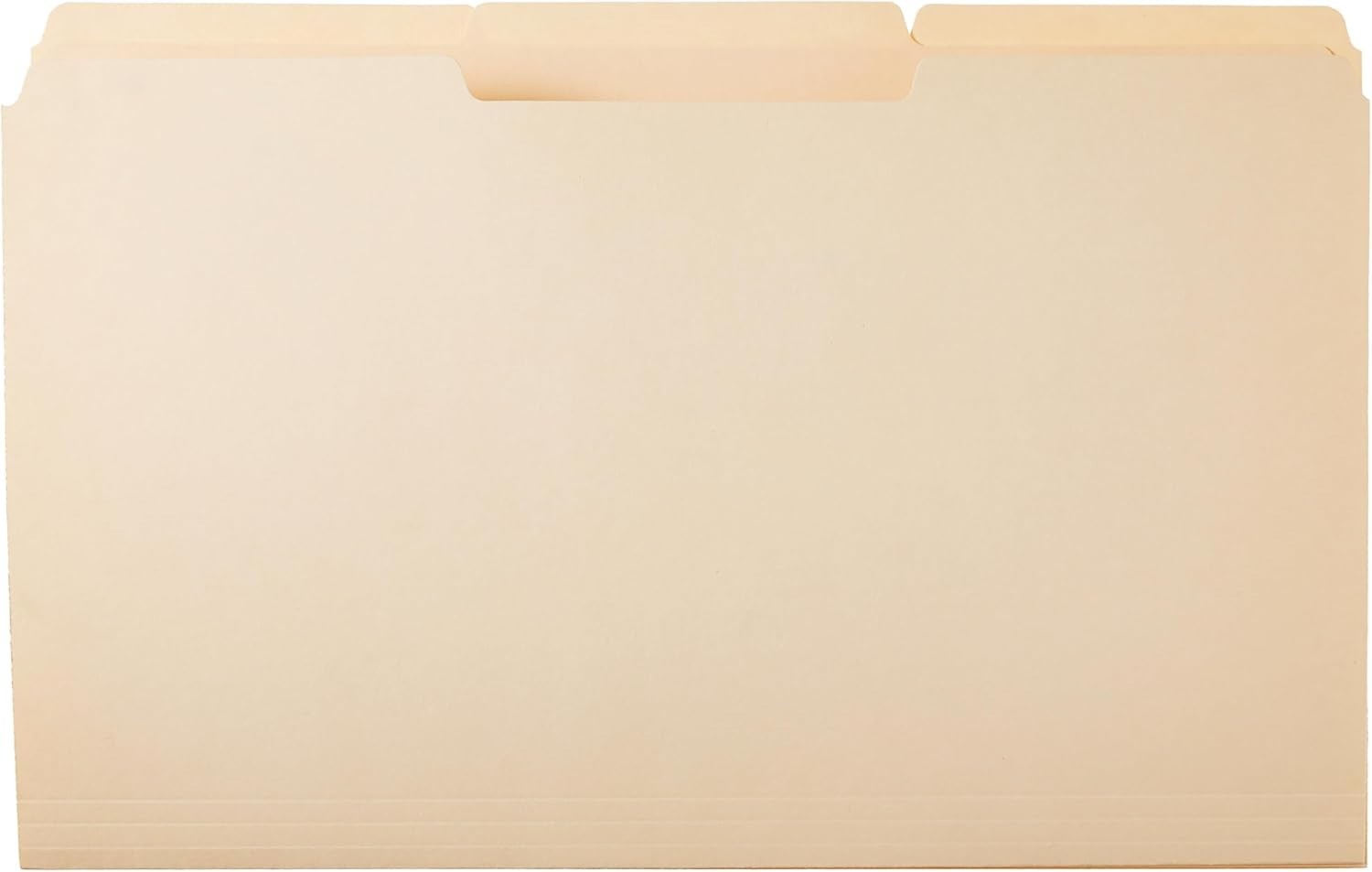 1/3-Cut Tab, Assorted Positions File Folders, Letter Size, Manila – Pack of 100