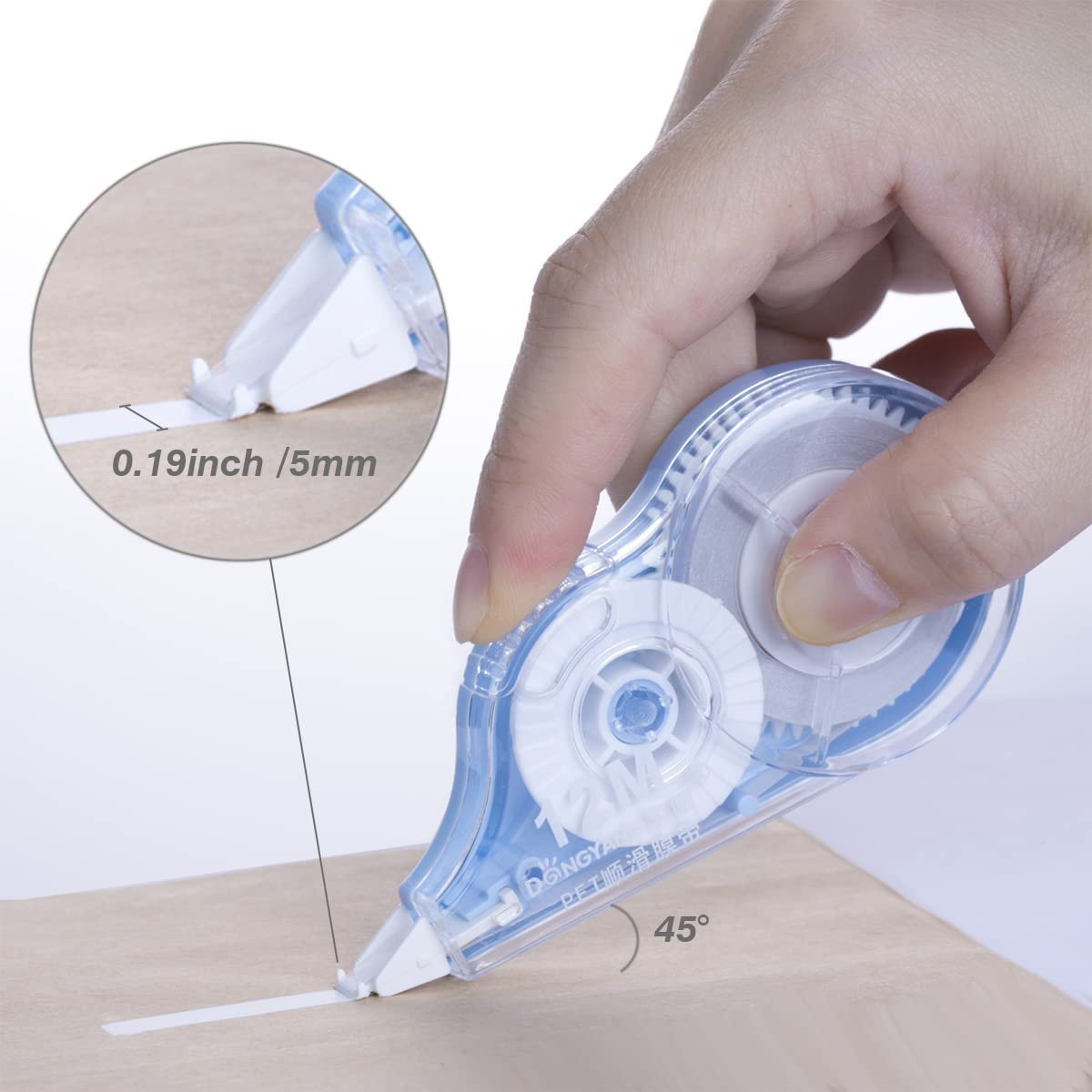 Correction Tape, 12 Pack Correction Tape Dispenser, Easy to Use Applicator for I