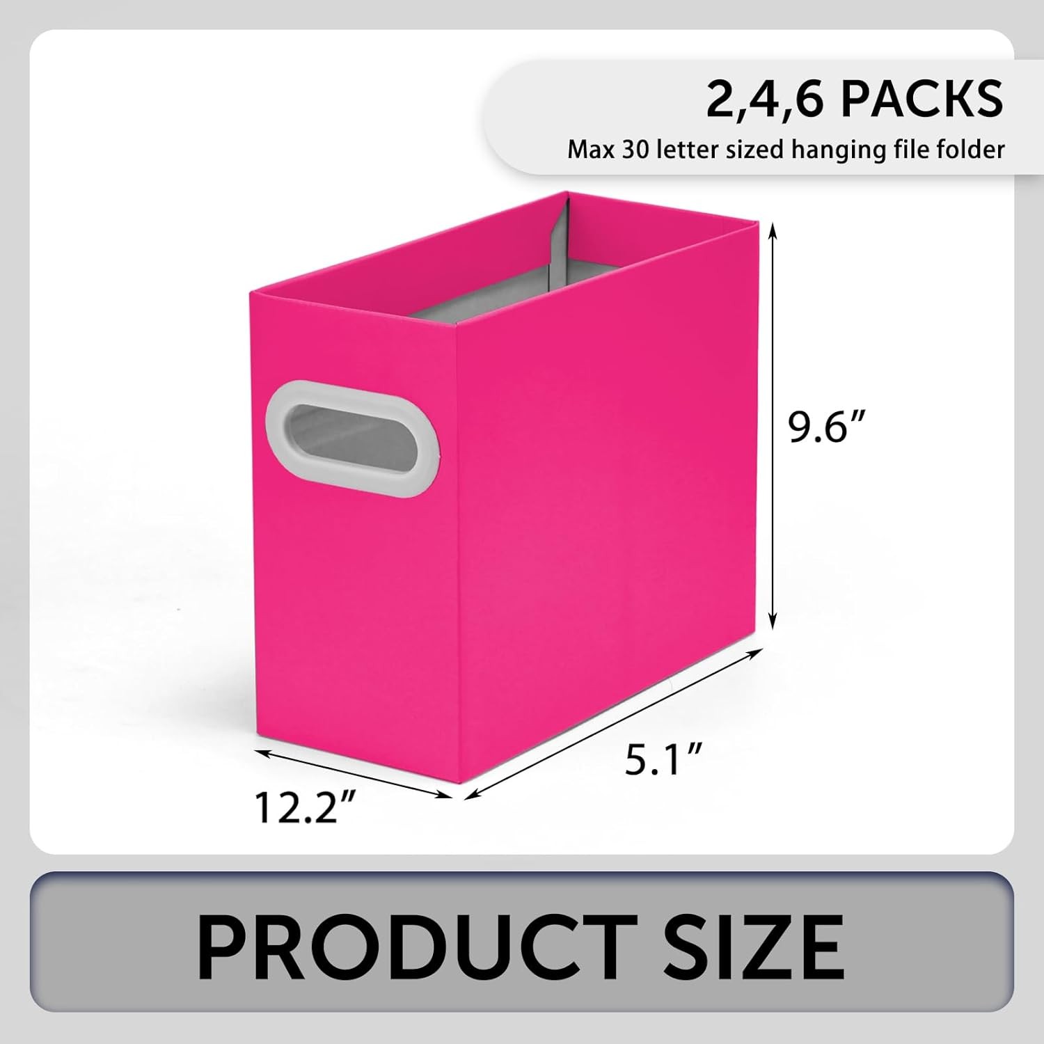 Hanging File Organizer Cardboard File Folder Organizer Letter Size Desk