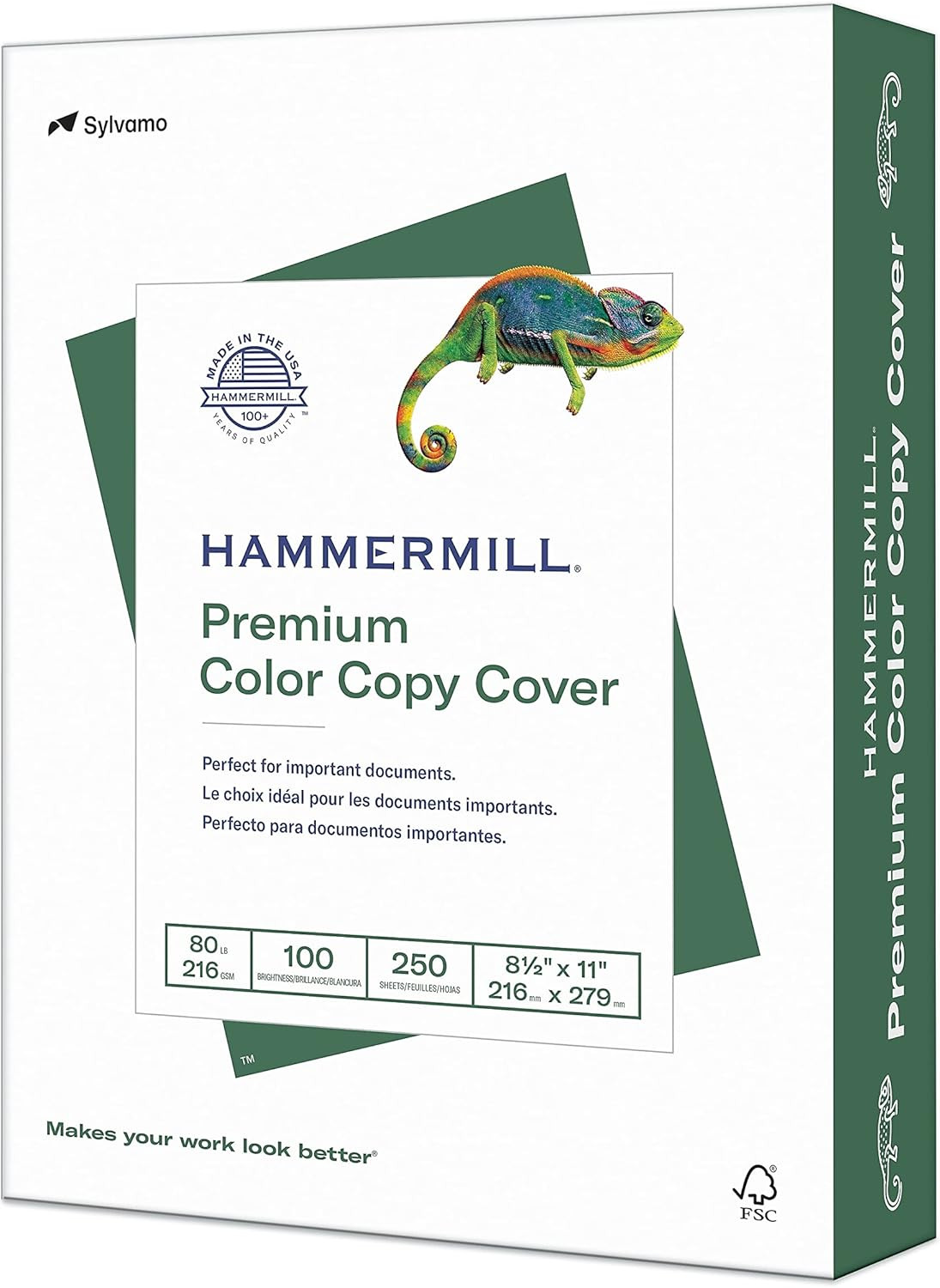 Cardstock, Premium Color Copy, 80 Lb, 8.5 X 11 – 1 Pack (250 Sheets) – 100 Brigh
