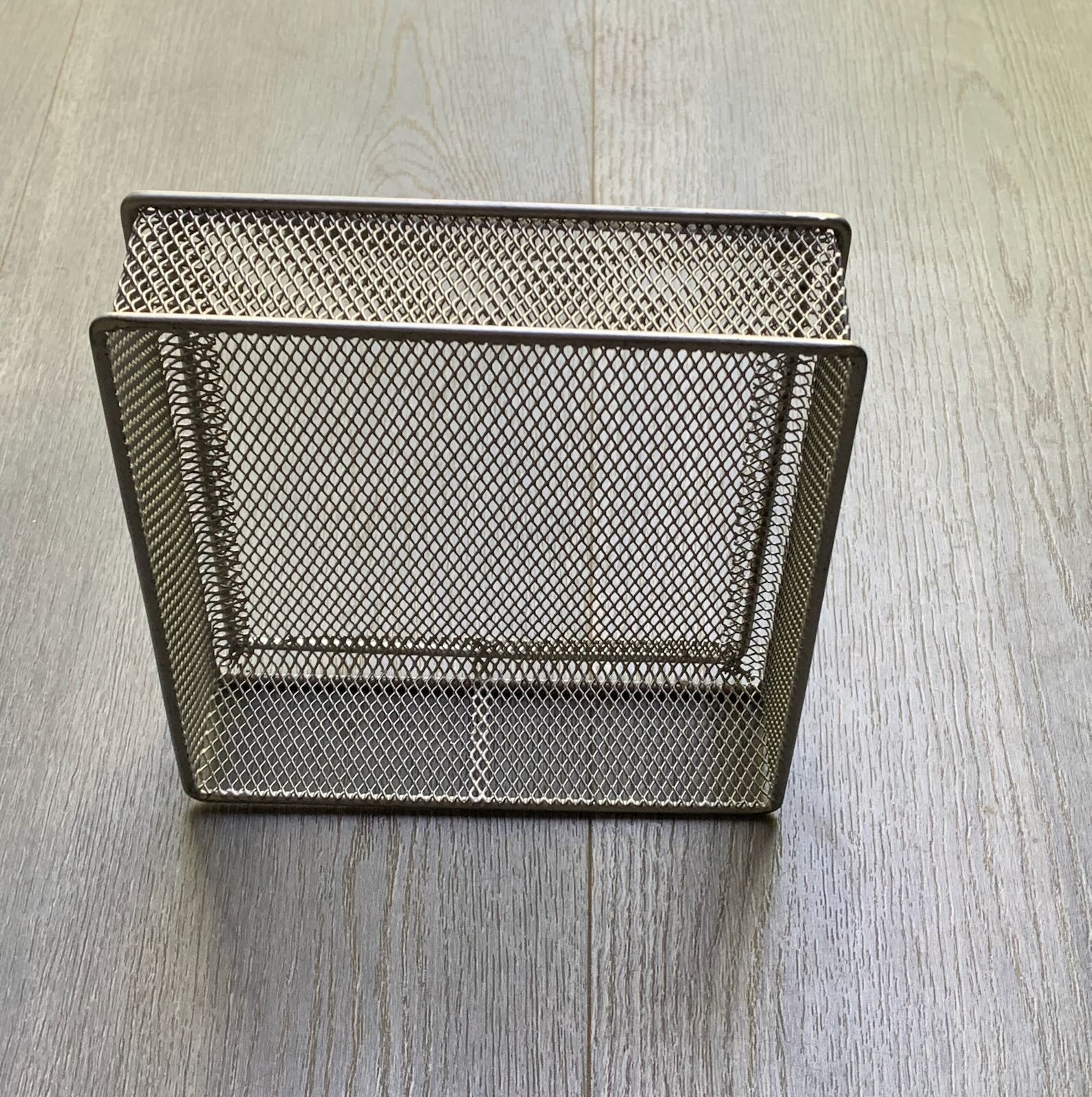 Organizer Silver Color Mesh 6x6x2 for Office Desktop Drawer Countertop Unbranded