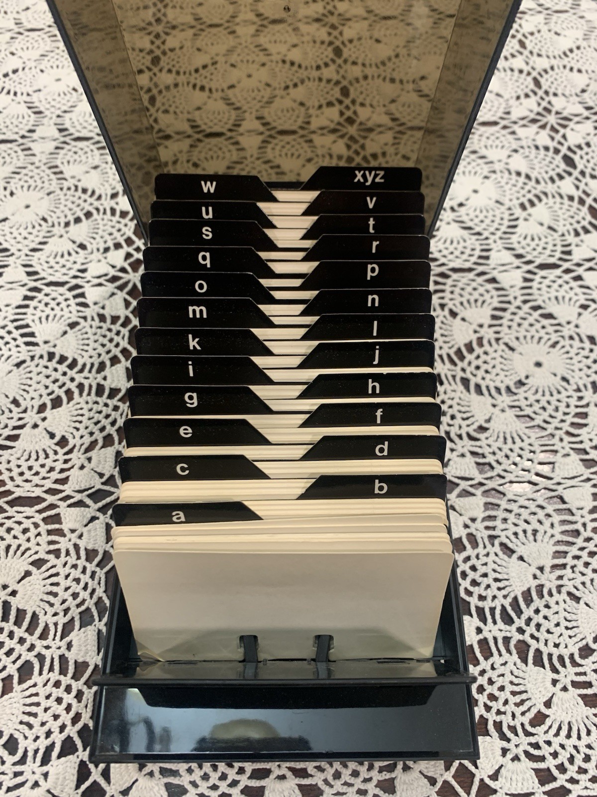 Vintage Eldon Office Products Rolodex Card File A-Z Tabs EUC
