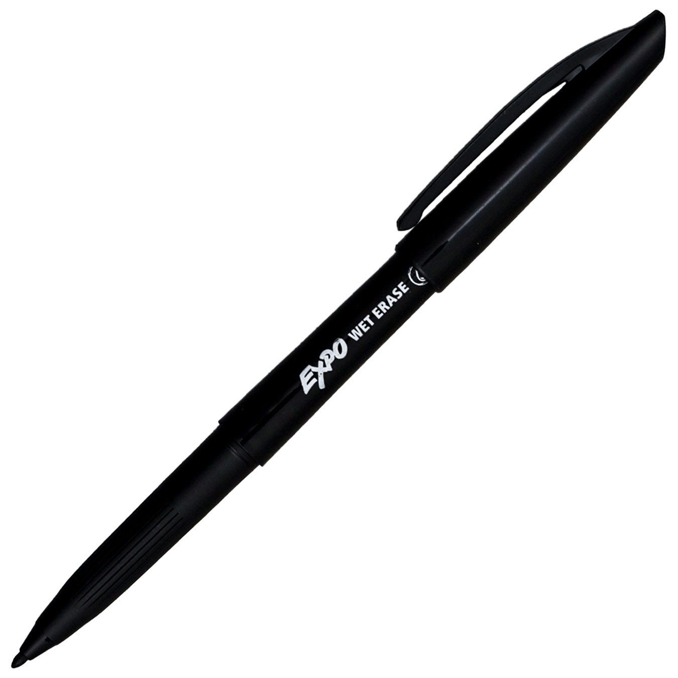 EXPO Wet Erase Markers, 3 Fine 2211316 & 3 Ultra Fine 16001A, Black Ink