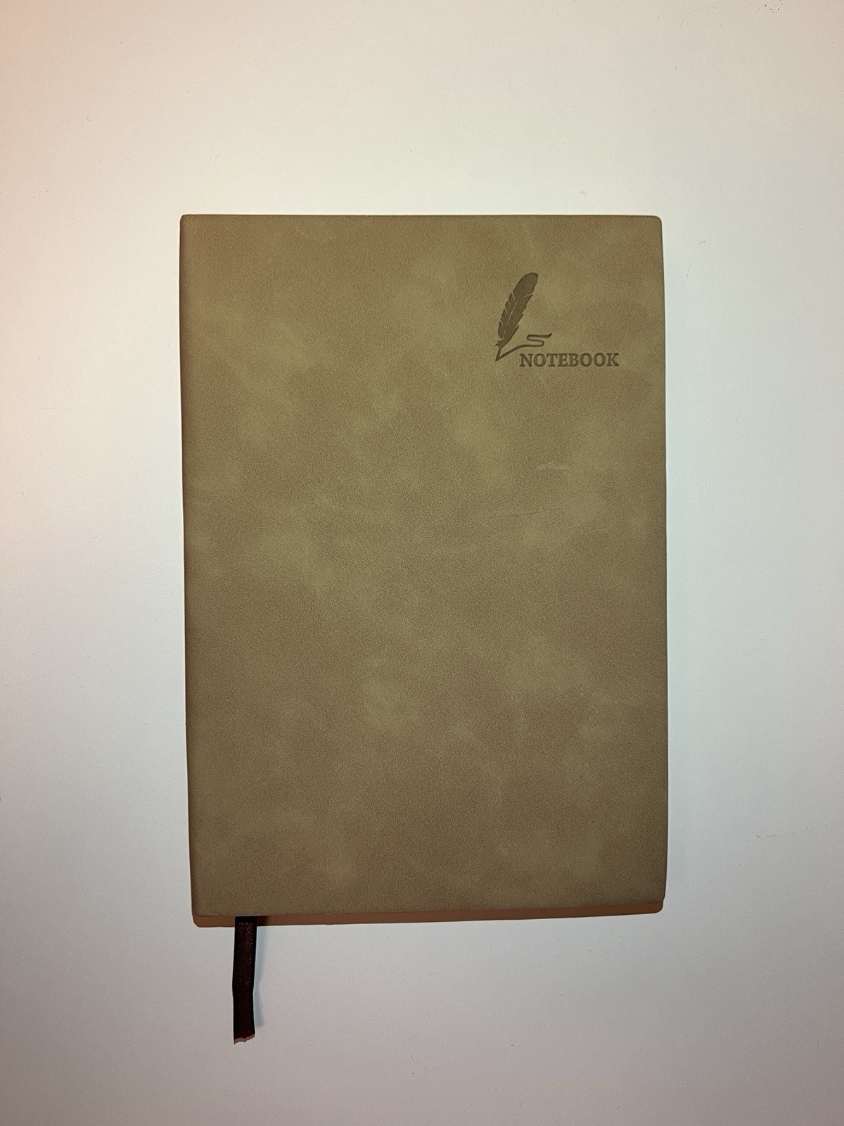 Set of 2 Lined Notebook A5. Color Light Brown. Free Shipping USA