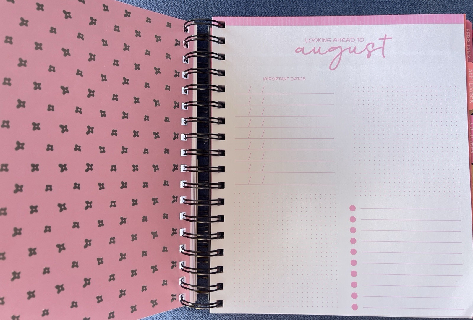 17 Month Planner Black CAMO Aug 2025 -Dec 2026 Weekly Planning Note Page Gift