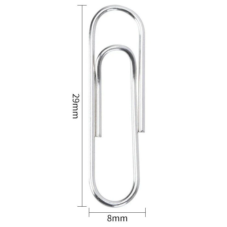 300pcs Large Paper Clips – Durable and Versatile for Office, School and Home Use