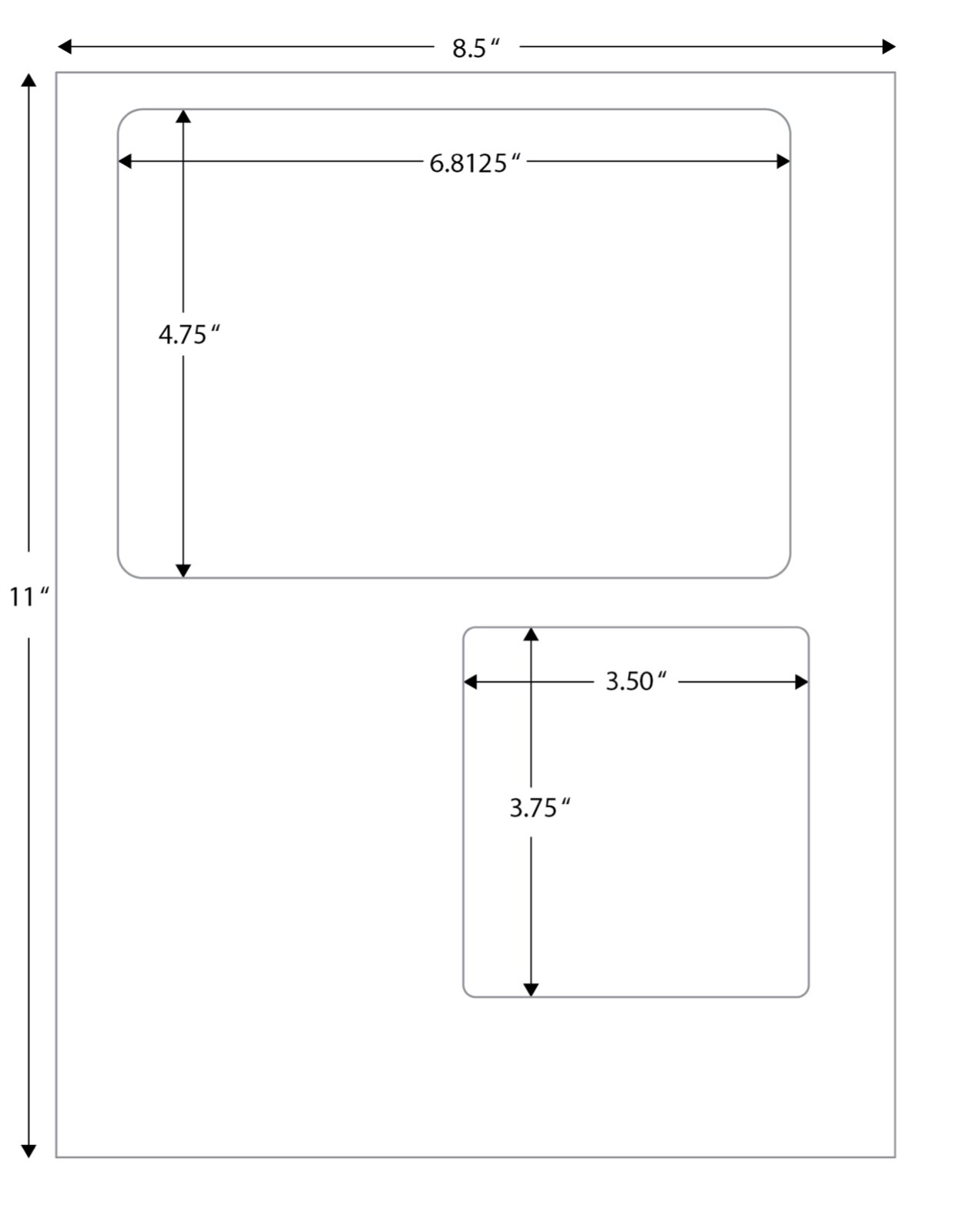 500 Laser /Ink Jet Labels Click-N-Ship with Peel Off Receipt -Perfect for USPS!