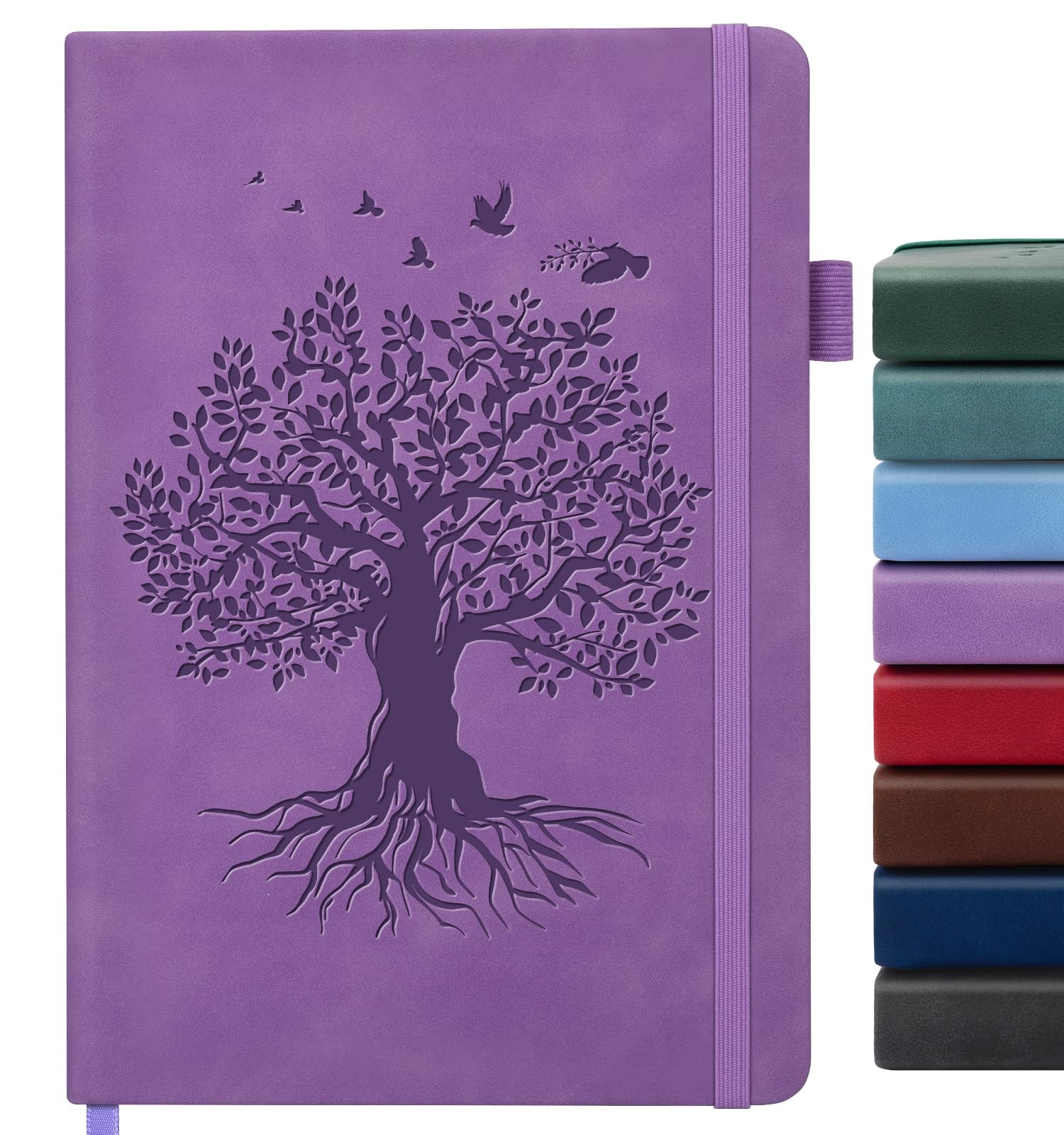 Lined Journal Notebook for Women Men, A5 Hardcover Leather Journals for Writing,