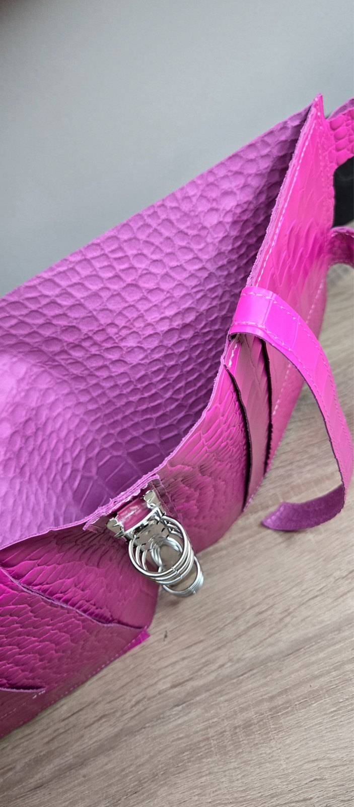 Pink Genuine Leather Cover A5 – Oops Shop just cover