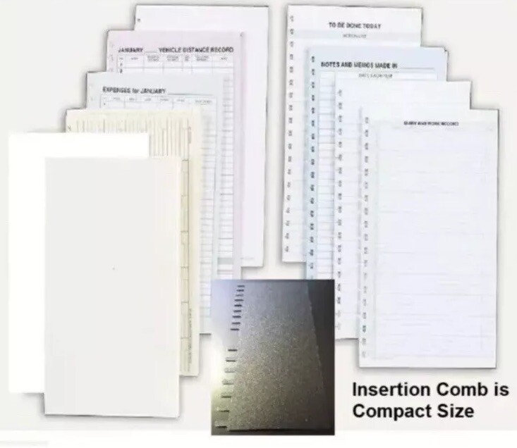 Day-Timer Assortment Extra Pages for Spiral Pocket Size Planner, See Description