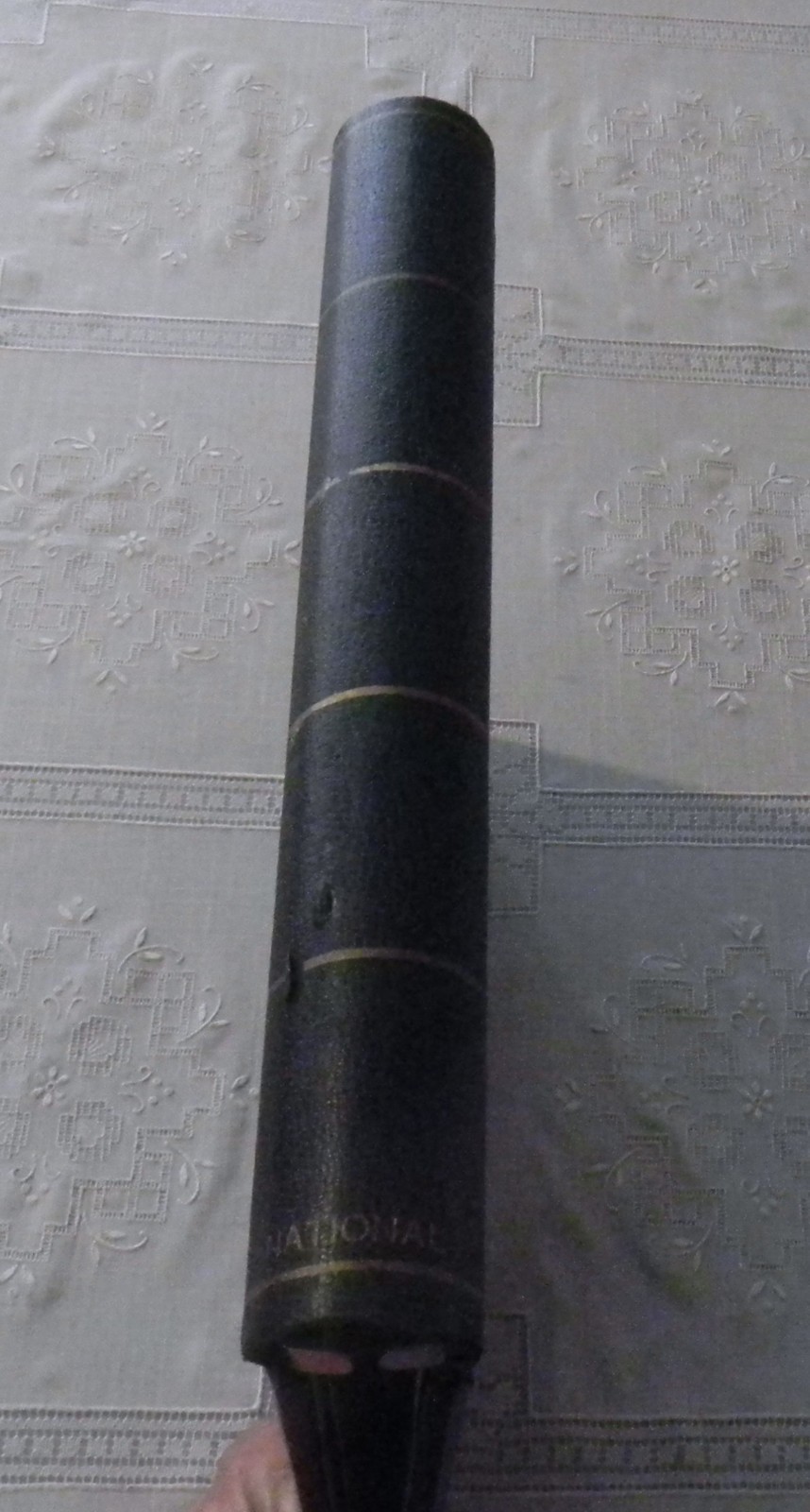 Vintage NATIONAL 98-731 “Minute Book” Binder Maroon Leatherette For 8.5 x 11 in