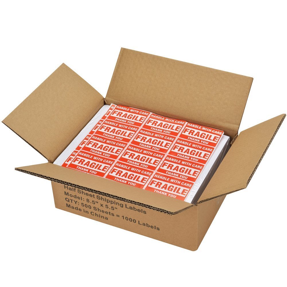 60000 Label ( 2000 Sheets ) 1″ x 2 5/8″ Shipping Adhesive Labels 2.625 x 1 30 UP
