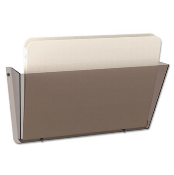 deflecto Unbreakable DocuPocket Wall File, Letter Size, 14.5″ x 3″ x 6.5″, Smoke