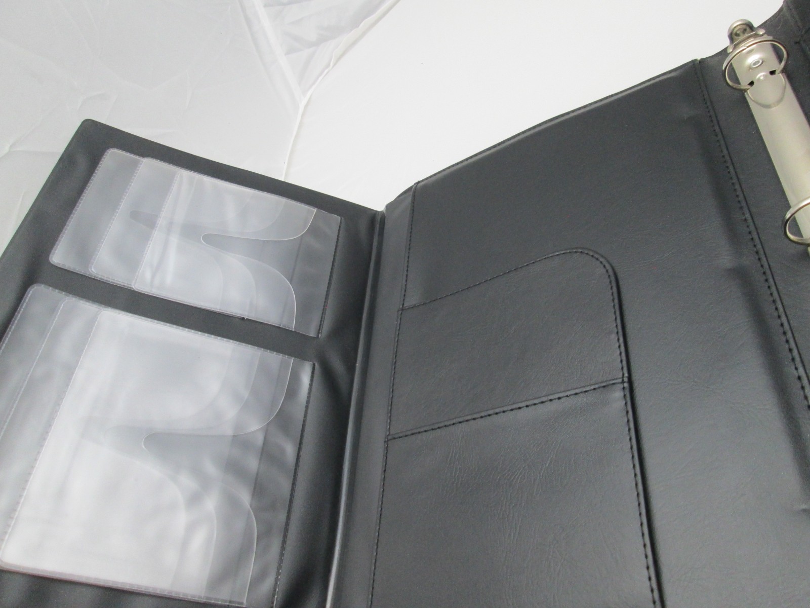 Portfolio 3 Ring Binder Folder Organizer Notepad 8.5″x11″ Pad Folio W/Calculator