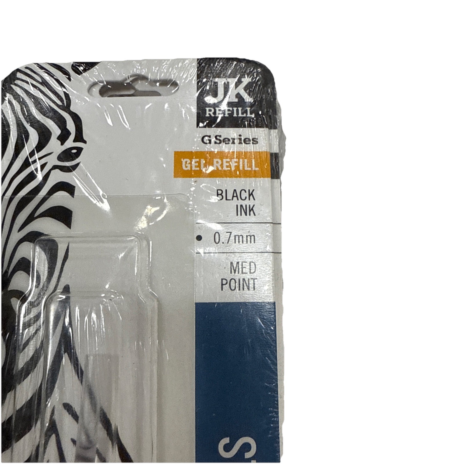 6Pk G-301 Stainless Steel Pen Jk-Refill, Medium Point, 0.7Mm, Black