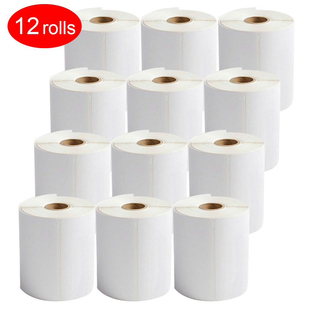 12 Rolls 220 DYMO 4XL Direct Thermal Shipping Labels 4″ x 6″ 1744907 Compatible