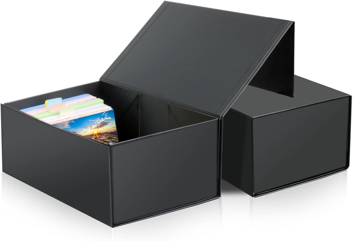 4X6 Index Card Holder, Index Card Storage Box 4 x 6 Inches, Fits 1200 Flash C…