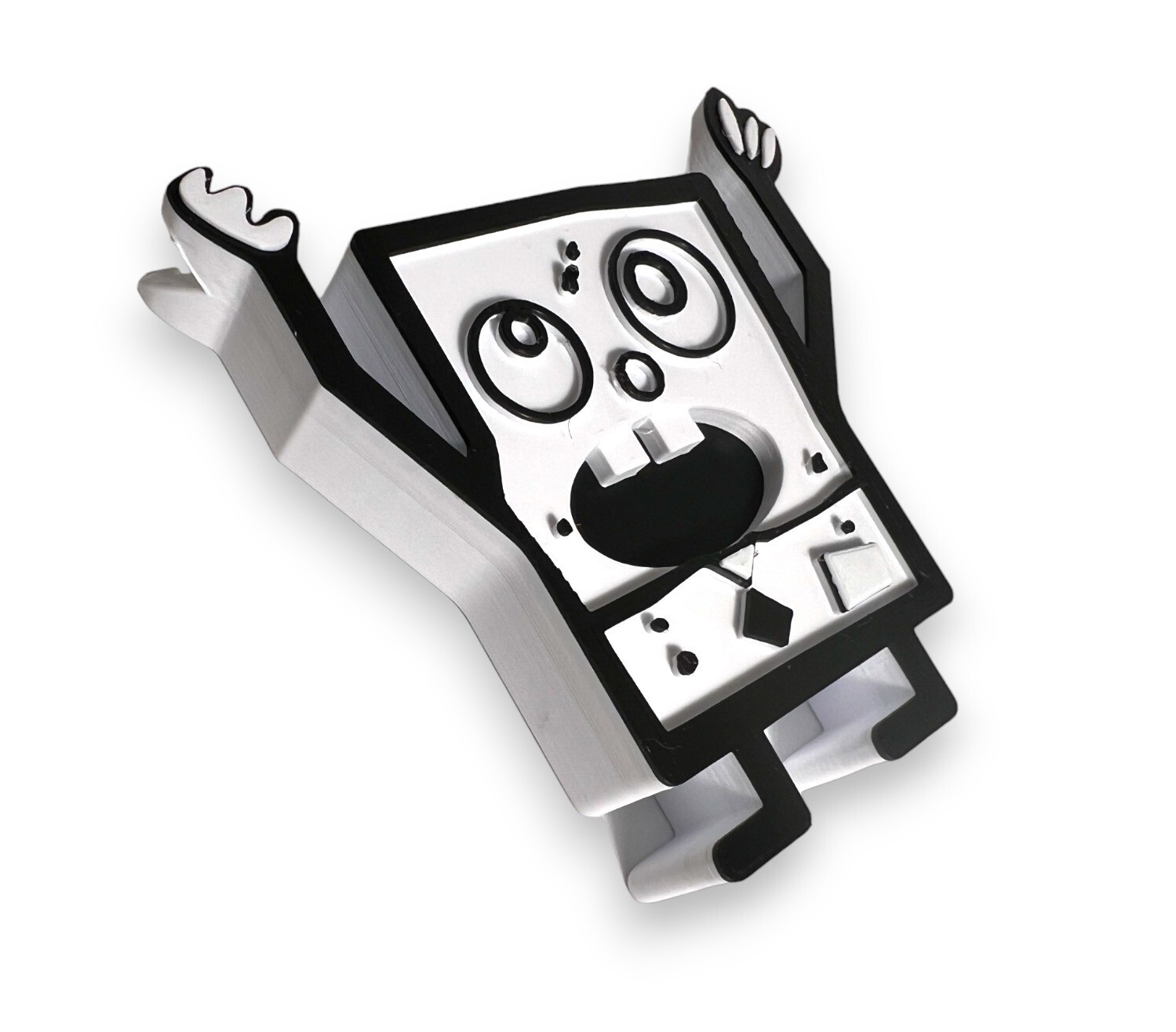 Doodle Bob Pencil Holder Desk Ornament 3D Printed