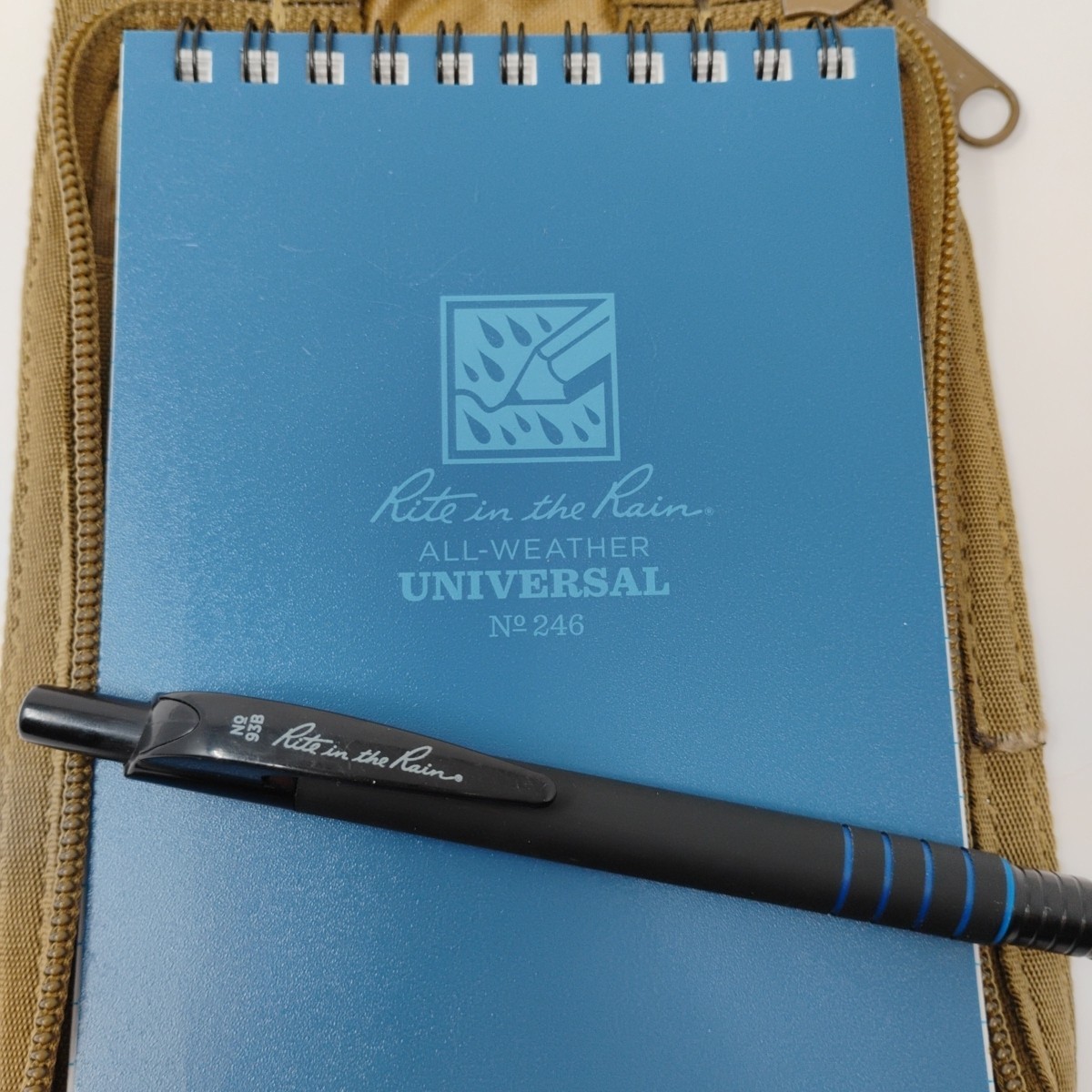 Rite In The Rain 4×6 All Weather Notebook & Zippered Cover + Wet and Dry Pen