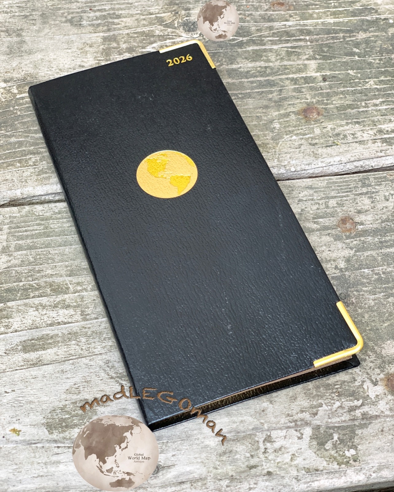 AMEX AMERICAN EXPRESS 2026 BLACK POCKET SIZE PLANNER ORGANIZER DIARY 3.25×6.75″