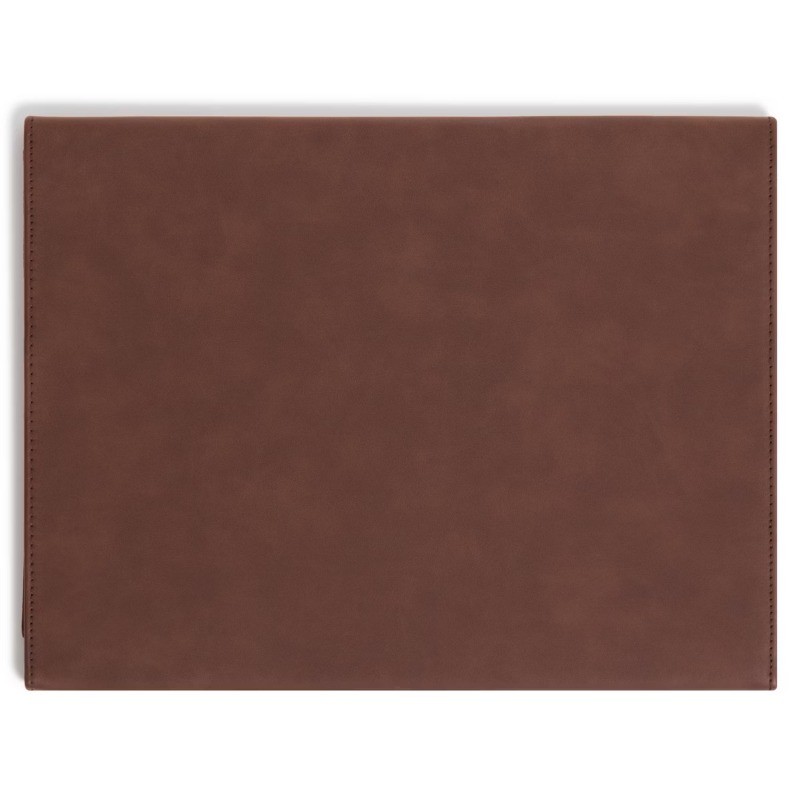 File Organizer Brown Pleather: Polyurethane File Holder