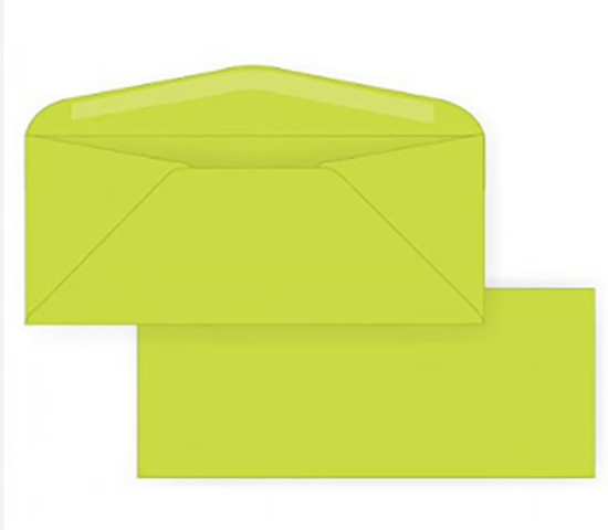 #10 Regular Envelope – Astrobright – 24# /Terra Green (4 1/8 x 9 1/2) – Busines