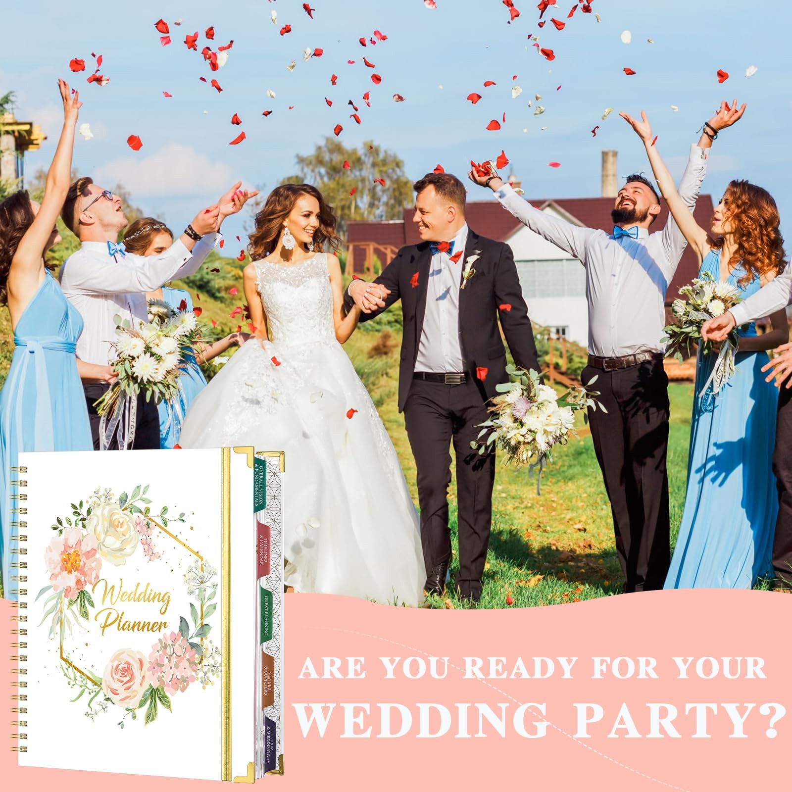 Wedding Planner – Wedding Planner Book and Organizer for the Bride with 5 Tab…