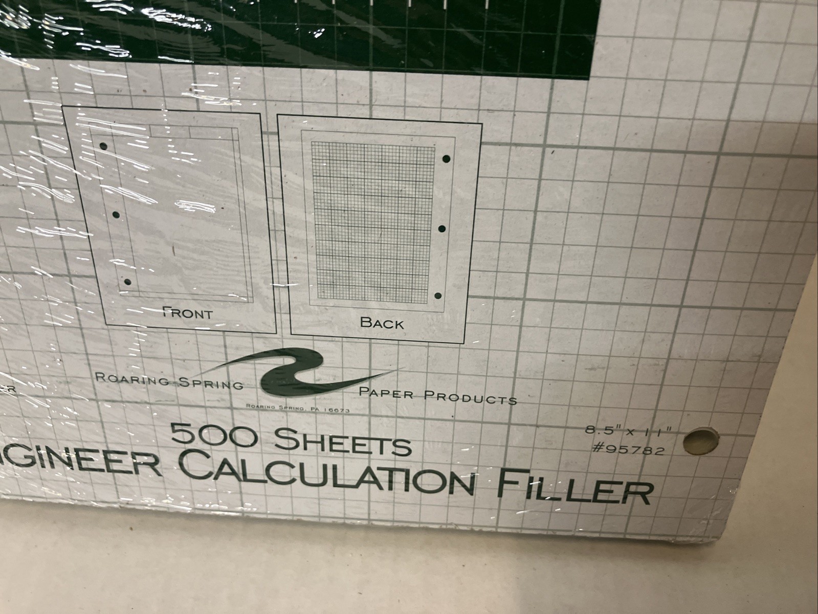 Roaring Spring Engineering Loose Leaf Filler Paper 8.5″x11″ 500 Sheets