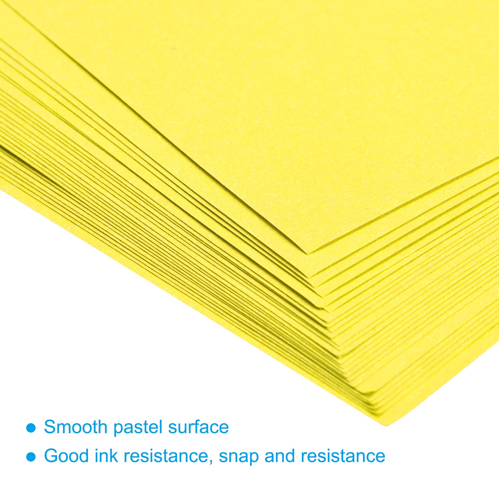 Colored Copy Paper 8.3×5.8 Inch 80gsm Bright Yellow 100 Sheets