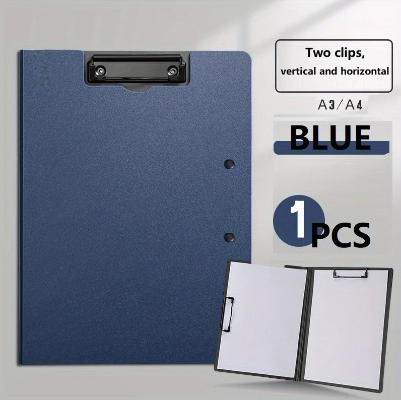 A4 Document Organizer Clipboard with Cover for School & Business Use
