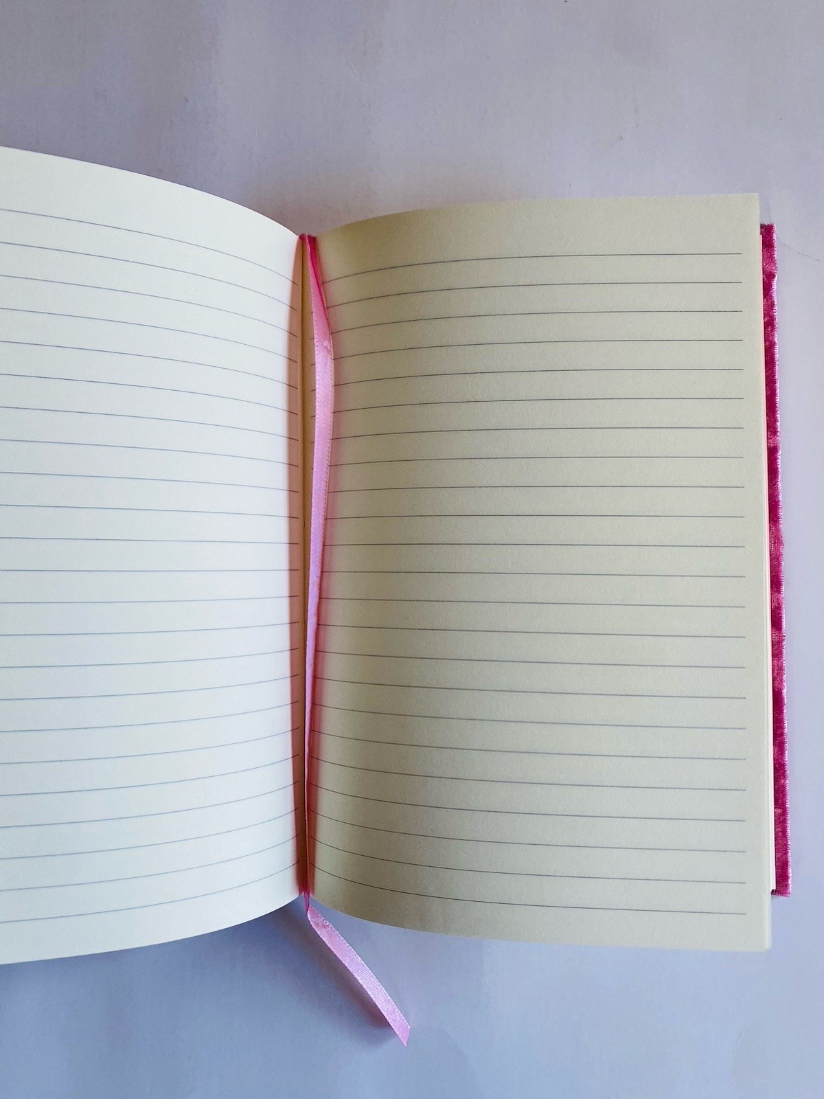 PINK VELVETEEN covered Hard Cover lined JOURNAL Notebook 8.25″ x 5.75″ DREAM