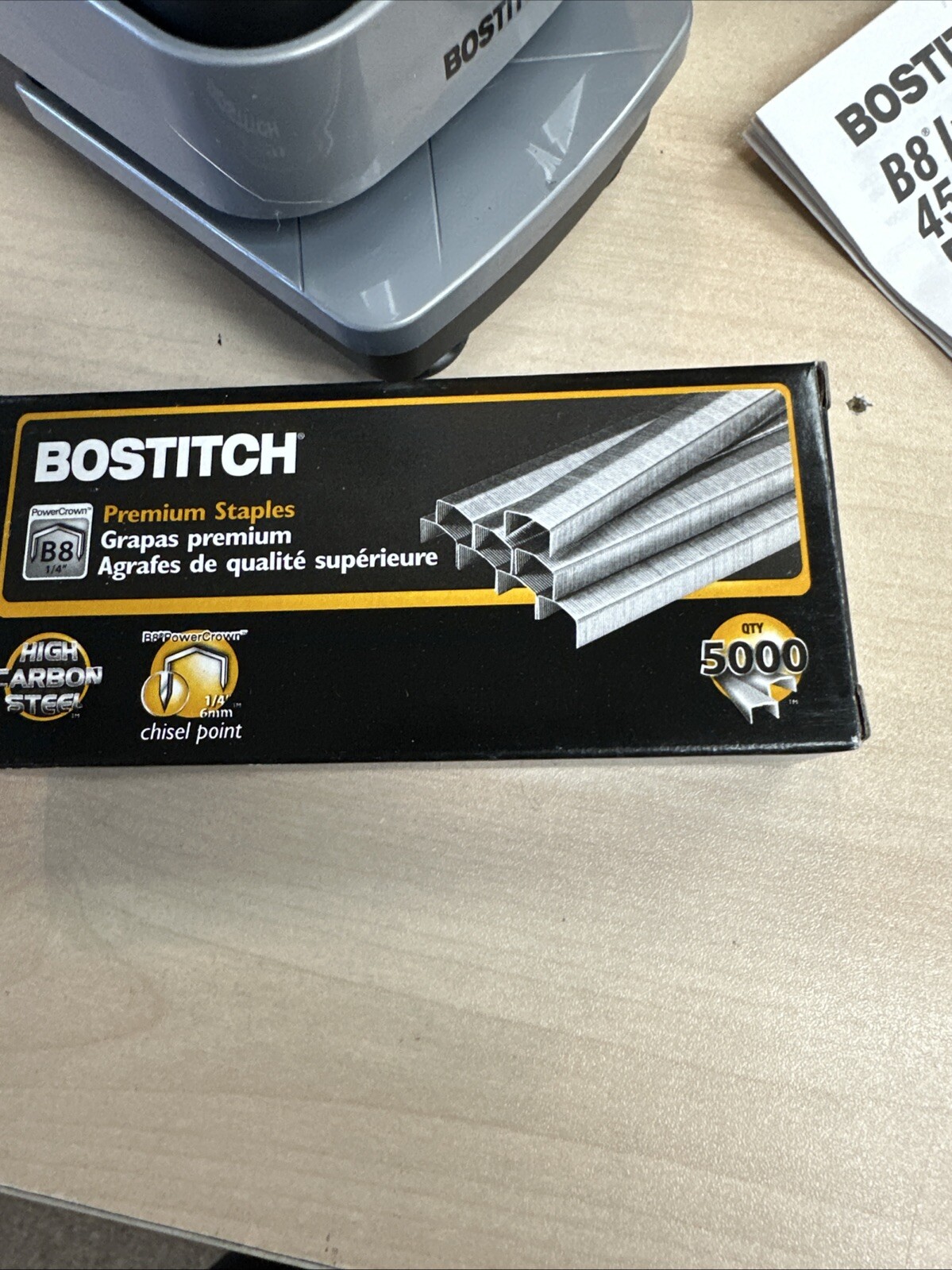 Bostitch B8 Impulse 45 Electric Stapler 45-Sheet Capacity Black New