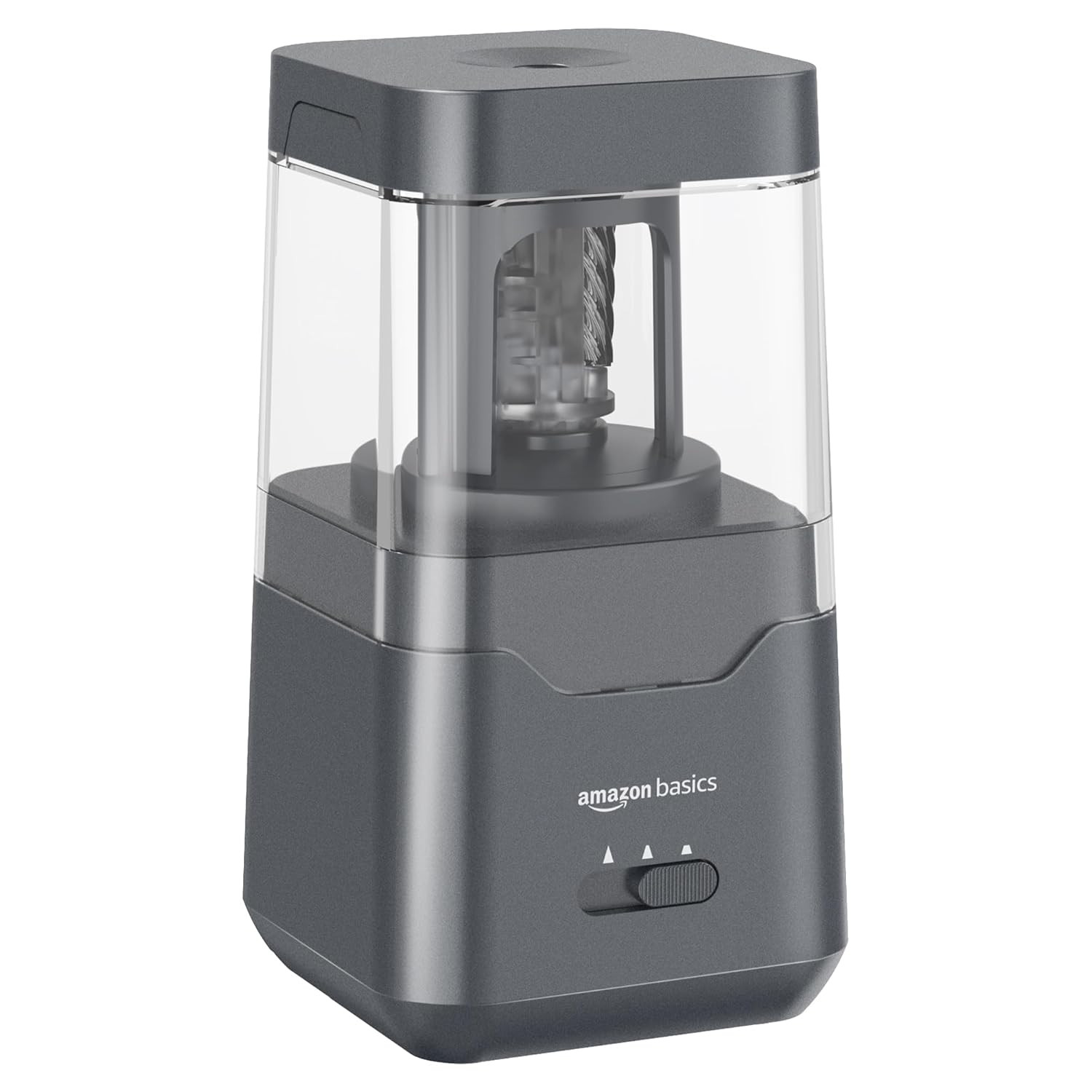 Portable Electric Pencil Sharpener, Easy to Use, Versatile, Helical Blade, Auto
