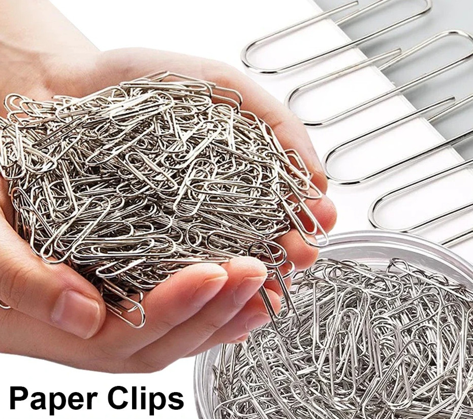 300pcs Large Paper Clips – Durable and Versatile for Office, School and Home Use