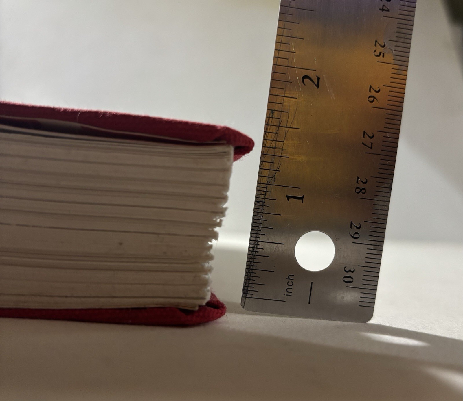 Handmade (Duck Canvas Fabric) Red Blank Sketchbook Journal 9 in. X 6 in.