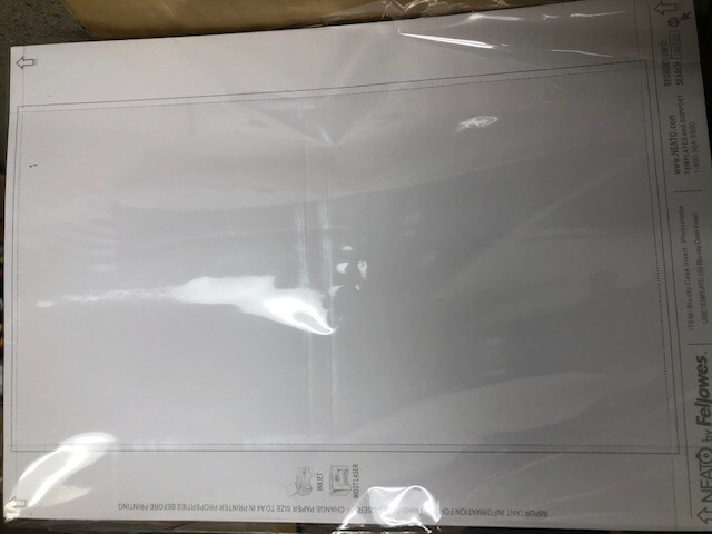 100 NEATO 12MM BLU-RAY DVD CASE PHOTO QUALITY INSERTS,DIP-192724 FREE 2 DAY SHIP