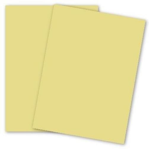 Earthchoice Canary 8.5 x 11 Cardstock Paper 250pk – 176 GSM (65lb Cover)
