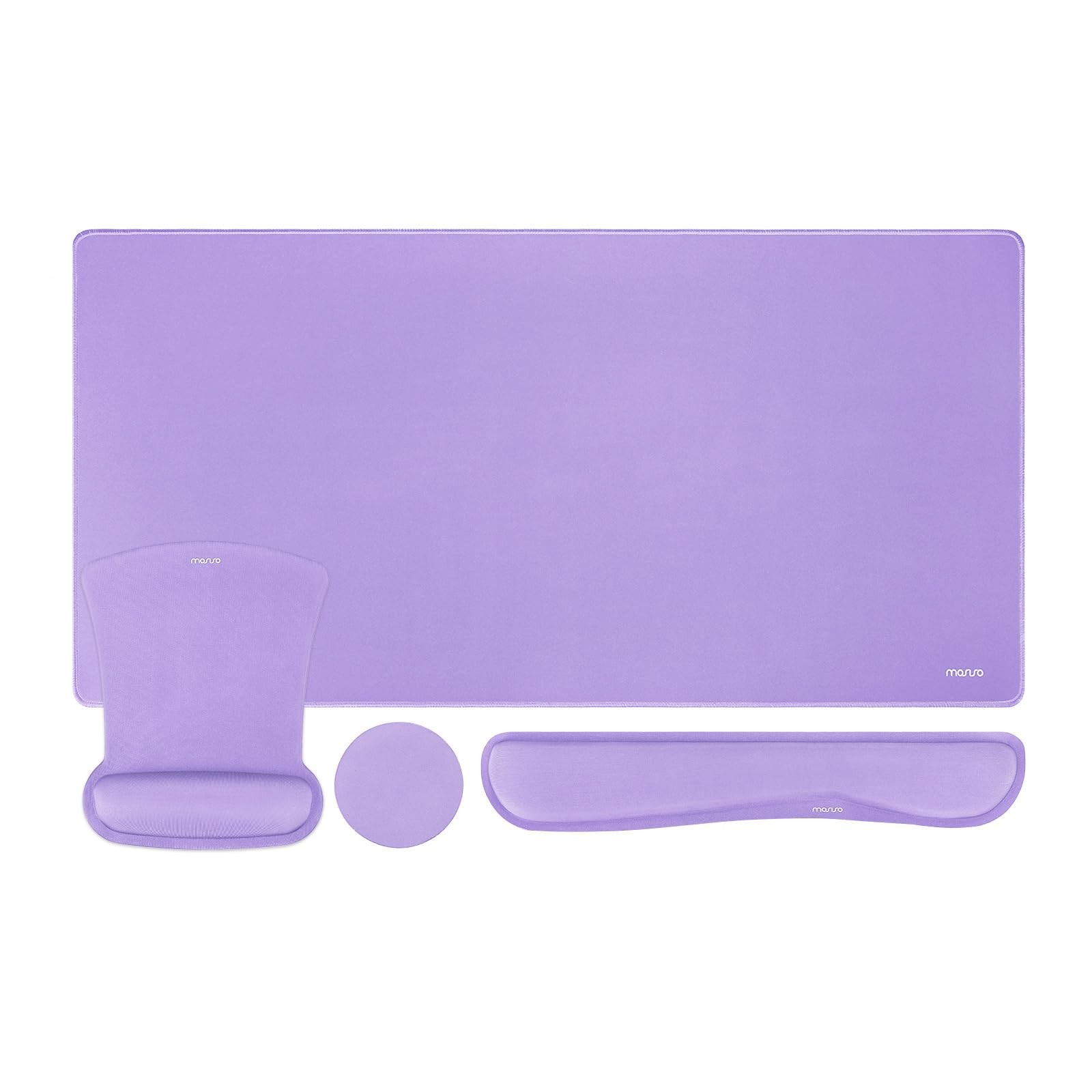 MOSISO Keyboard Mouse Pad Set, Large Gaming Mousepad&Keyboard Large, Purple