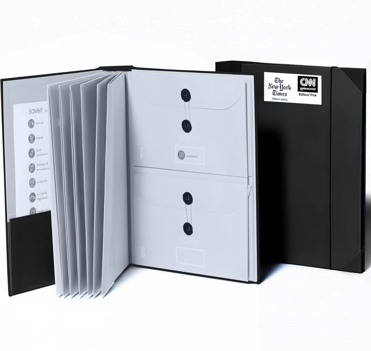 The Folio® Important Document Organizer by | Binder with Guided Labels, Acid-Fr