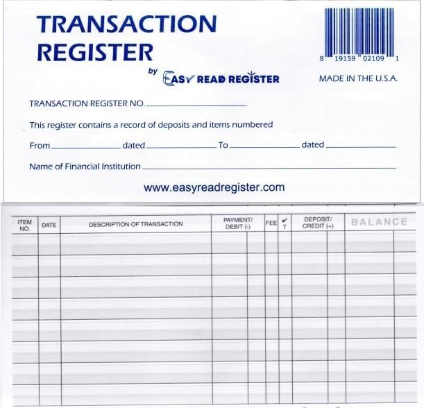 2025-2027 Checkbook Registers (12 Count) – Effortless Budgeting Made Easy