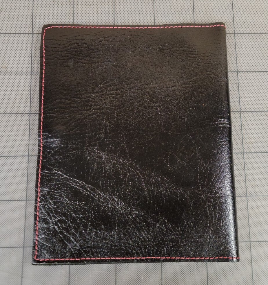 Leather Portfolio Folder By Armoir Handmade in Canada Black