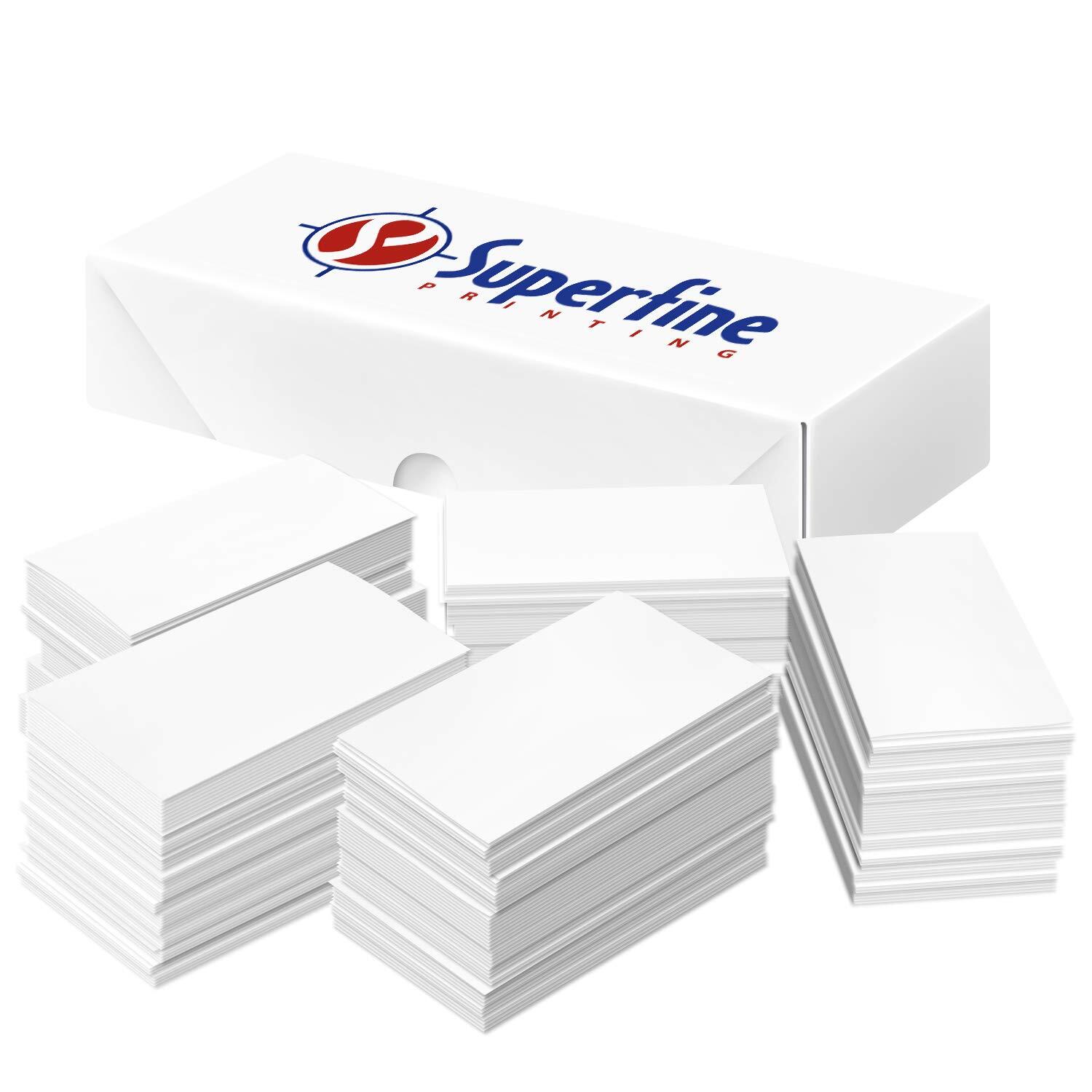 3.5 x 2” Extra Thick Small Blank White Study Flash Cards – 1000 Cards