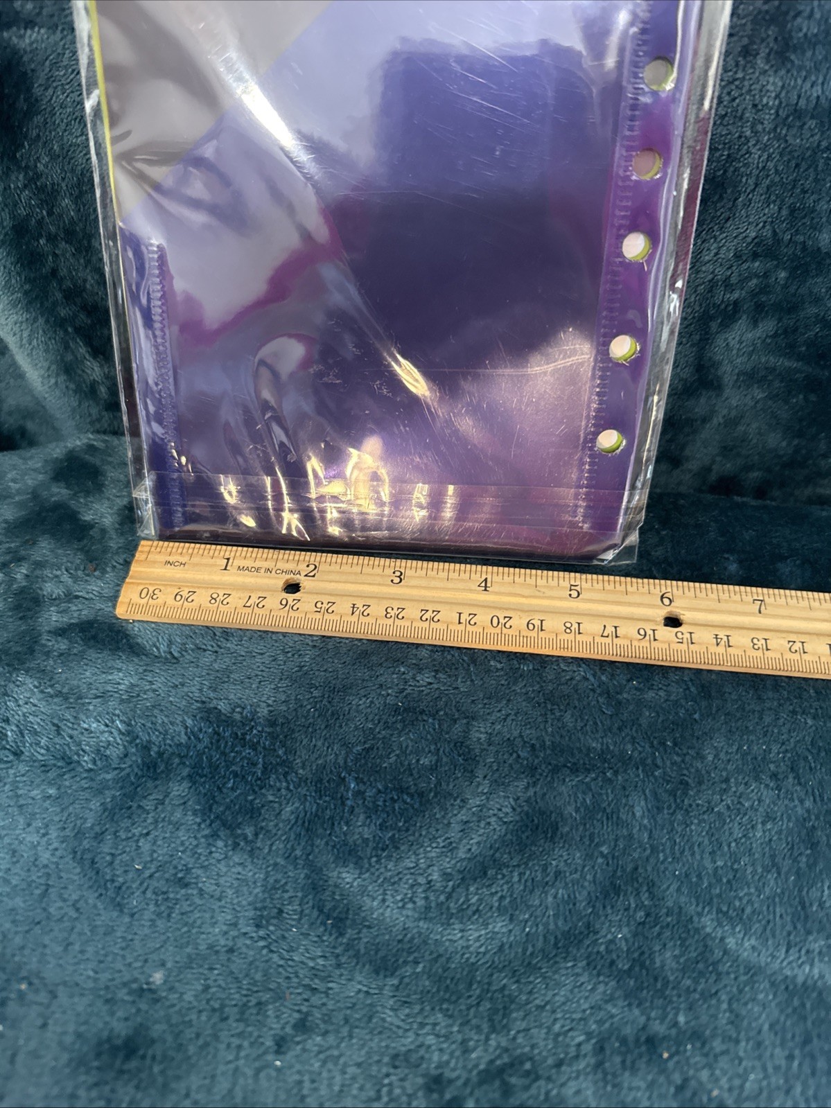 5.5×8.5in Mini Binder Pockets Fits 3-Ring/7-Ring Binders Assorted 5/PK – 1EA