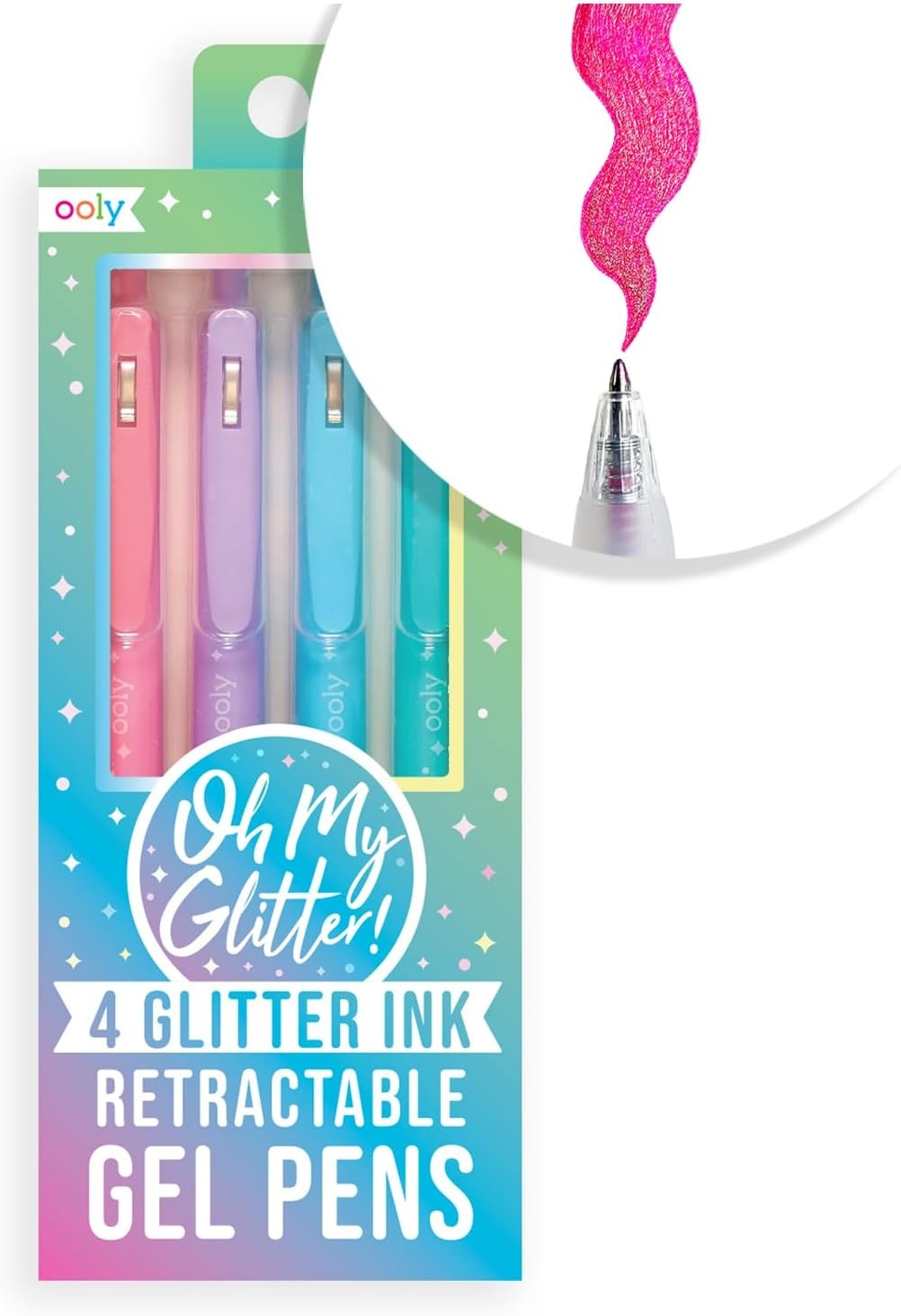 Gel Pens – Set of 4 Cute School and Art Supplies for Girls, Planner Pen