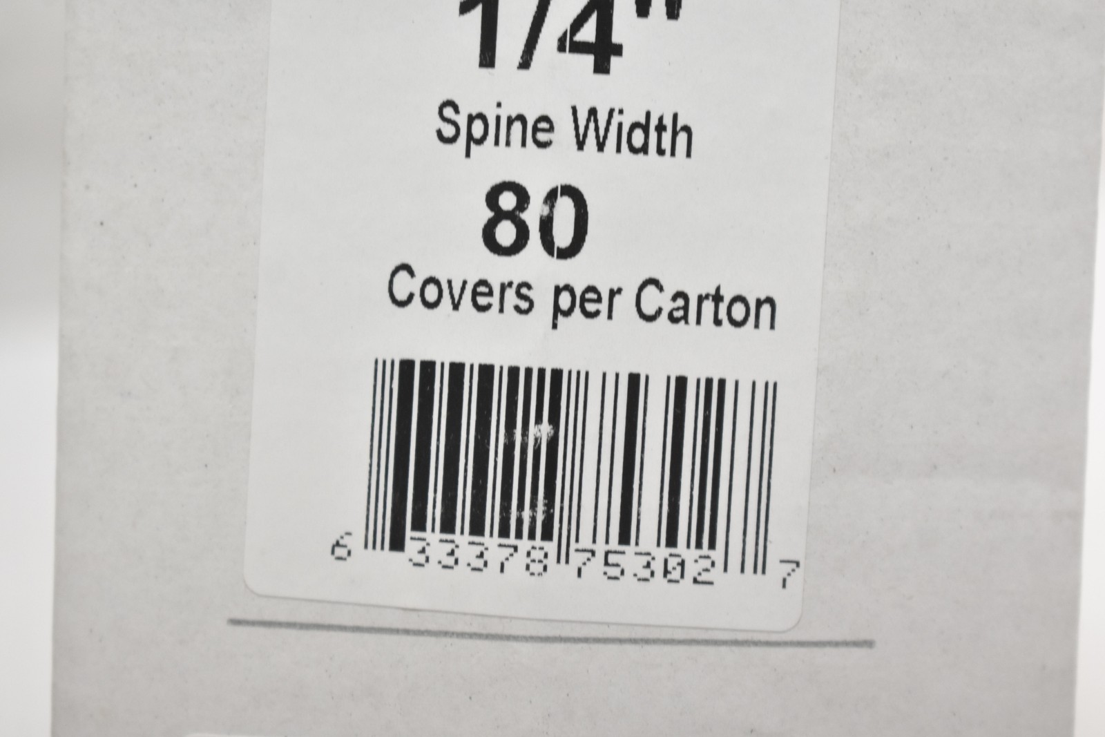 Coverbind Clear Matte Linen Backs Thermal Binding Covers 1/4in 11×8.5 80 Pack