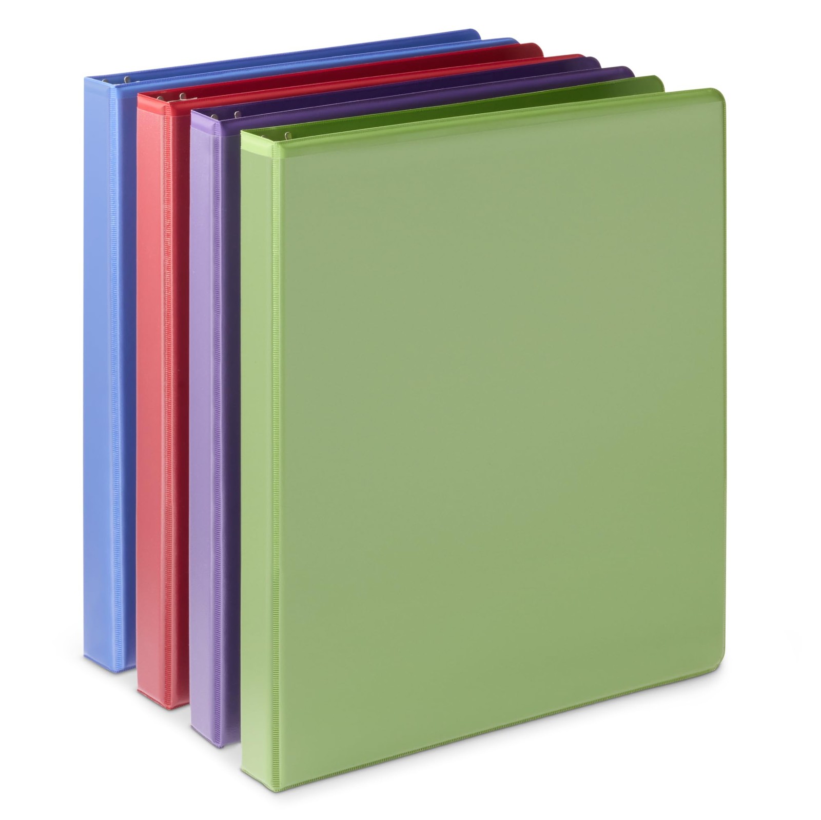 Amazon Basics Economy 3 Ring Binder, 1/2″ D-Ring with 2 1/2″, Assorted Colors