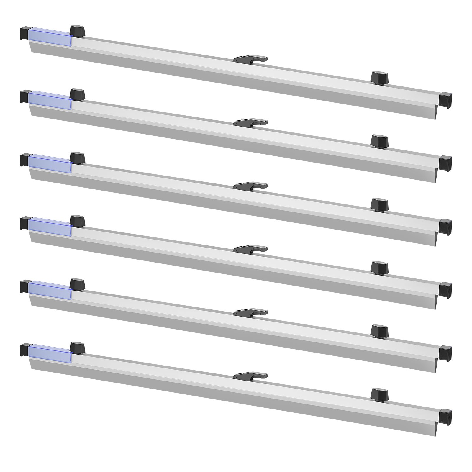 Uimoso 30-Inch Blueprint Hanging Clamps, 6-Pack Binding Strips for Storage